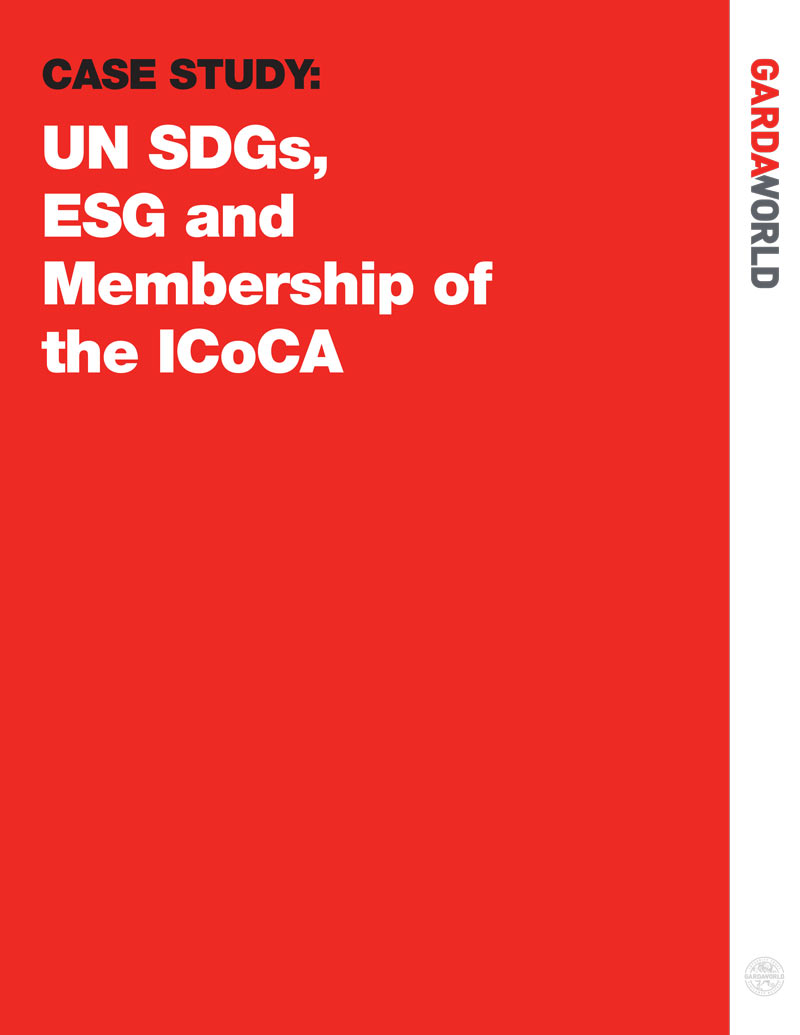 UN SDGs, ESG and Membership of the ICoCA