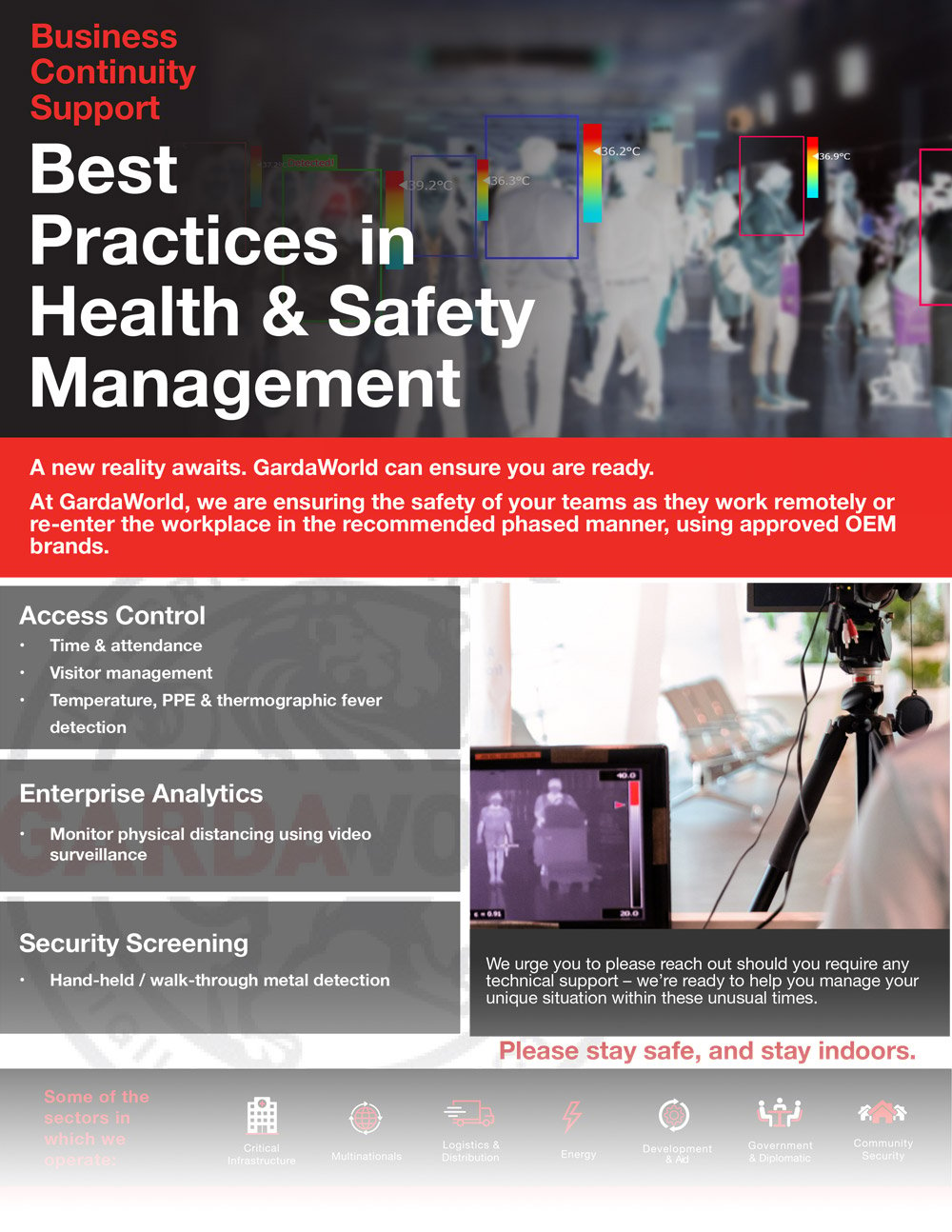 Best practices in health and safety