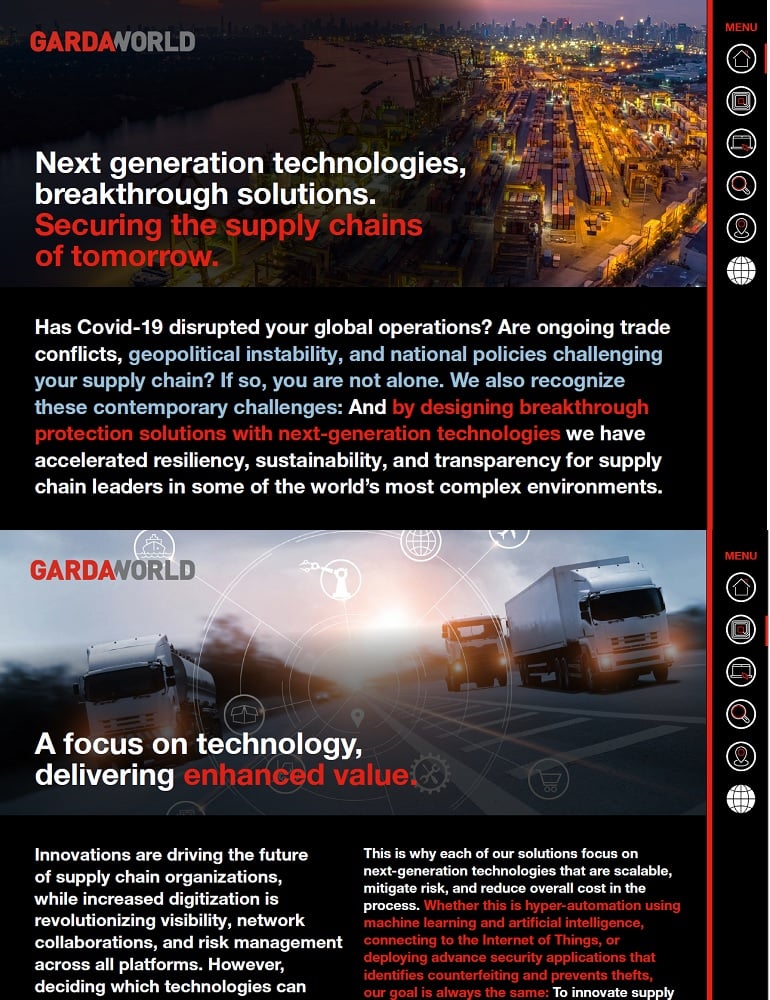 Technology Capability Sheet GardaWorld